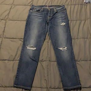 7 for all Mankind, Boyfriend Ankle Jeans, Sz 29